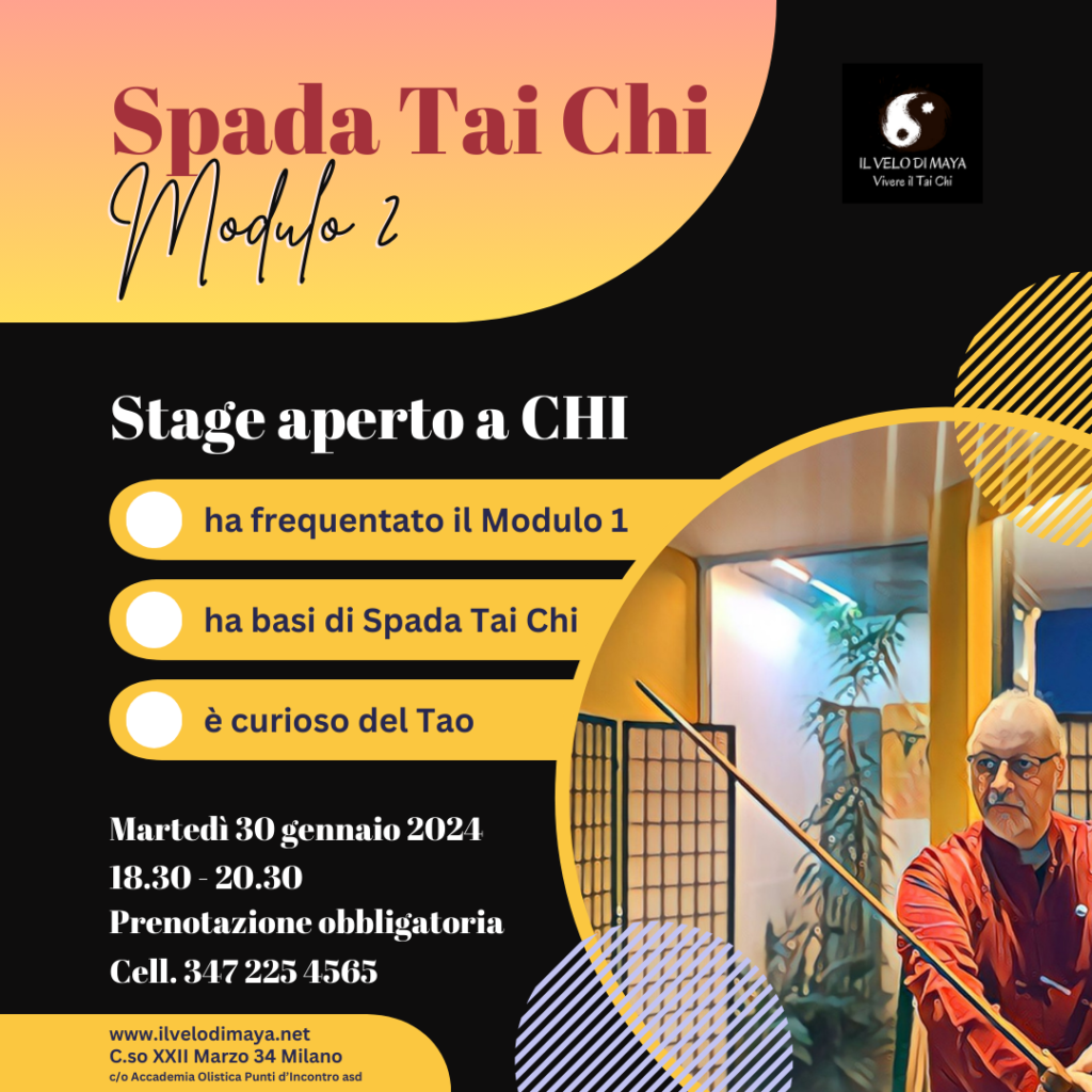 Spada Tai Chi Modulo 2